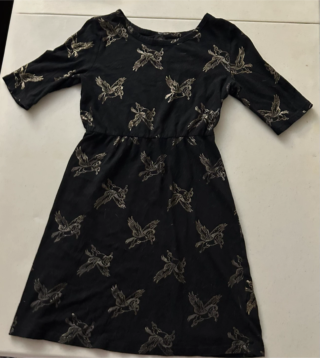 Old Navy Pegasus Kids Black Dress Large - photo 5
