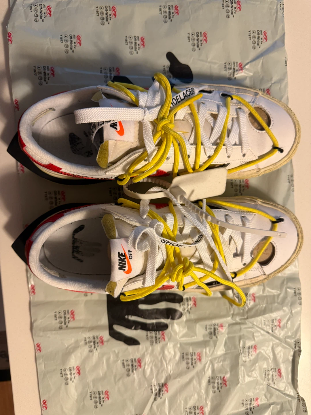 Nike Off-White Blazer Low 77 White/University Red - photo 2