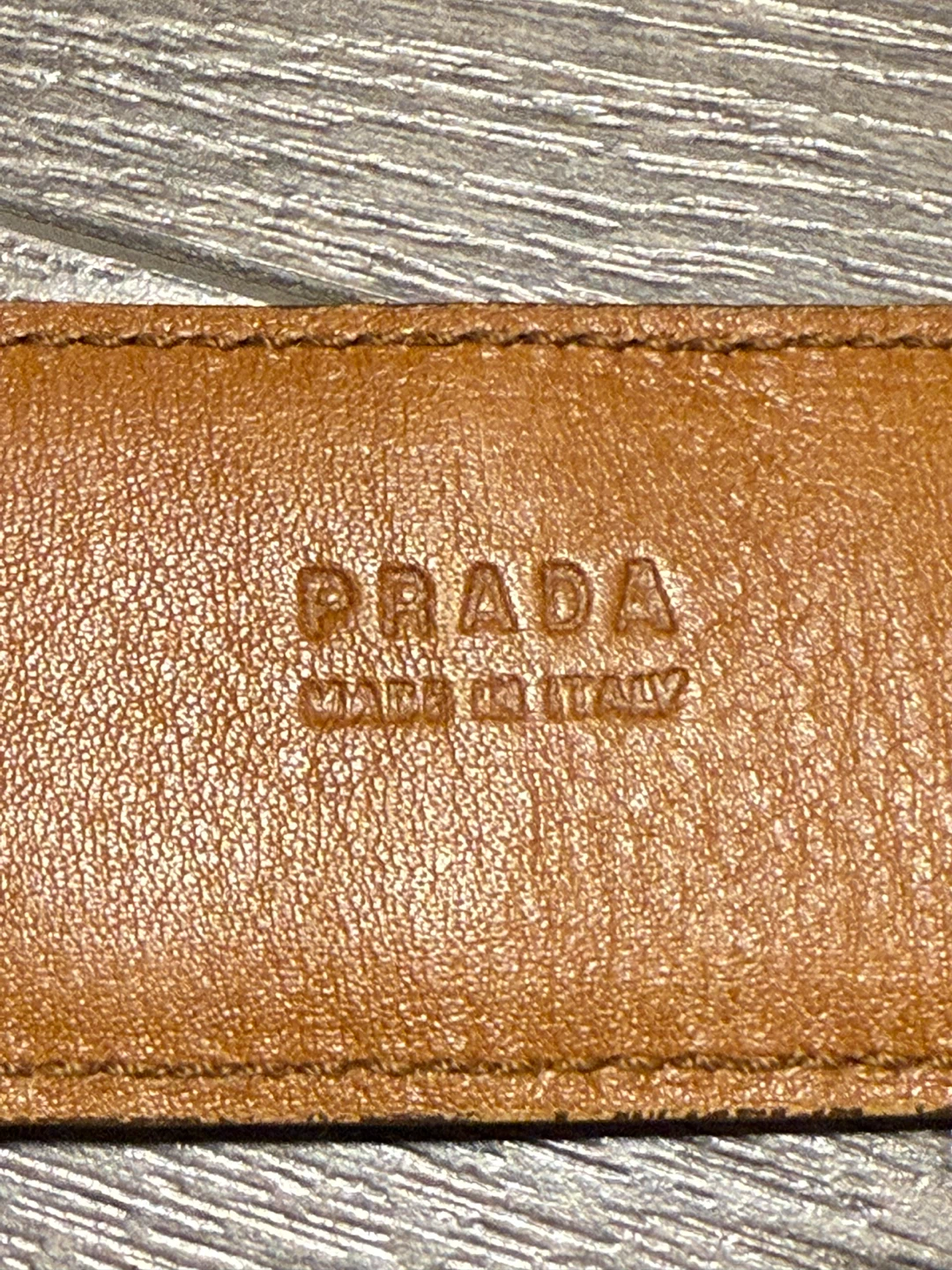 Prada Crocodile Leather Belt Size 75/30 Made in Italy - photo 2