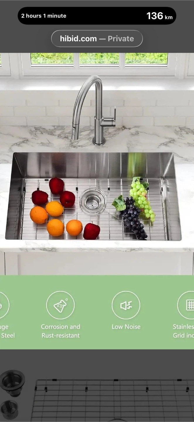 27 Inch Stainless Steel Kitchen Sink