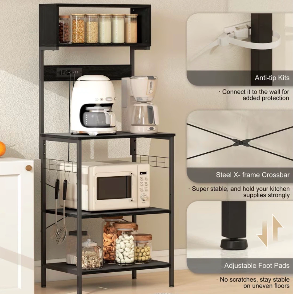 Kitchen Baker Rack with Power Outlets (BRAND NEW IN BOX) - photo 5