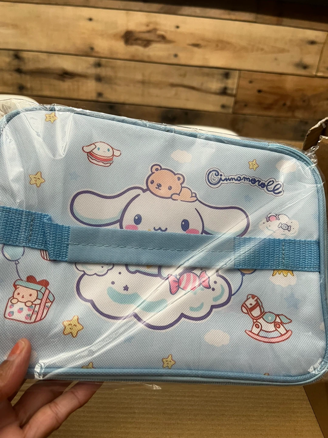 Cinnamoroll Lunch Bag and Cutlery Set - photo 3