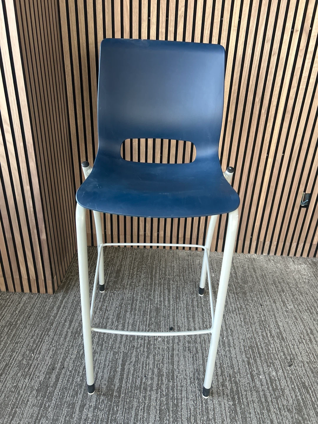 Dark Blue Bar Stool