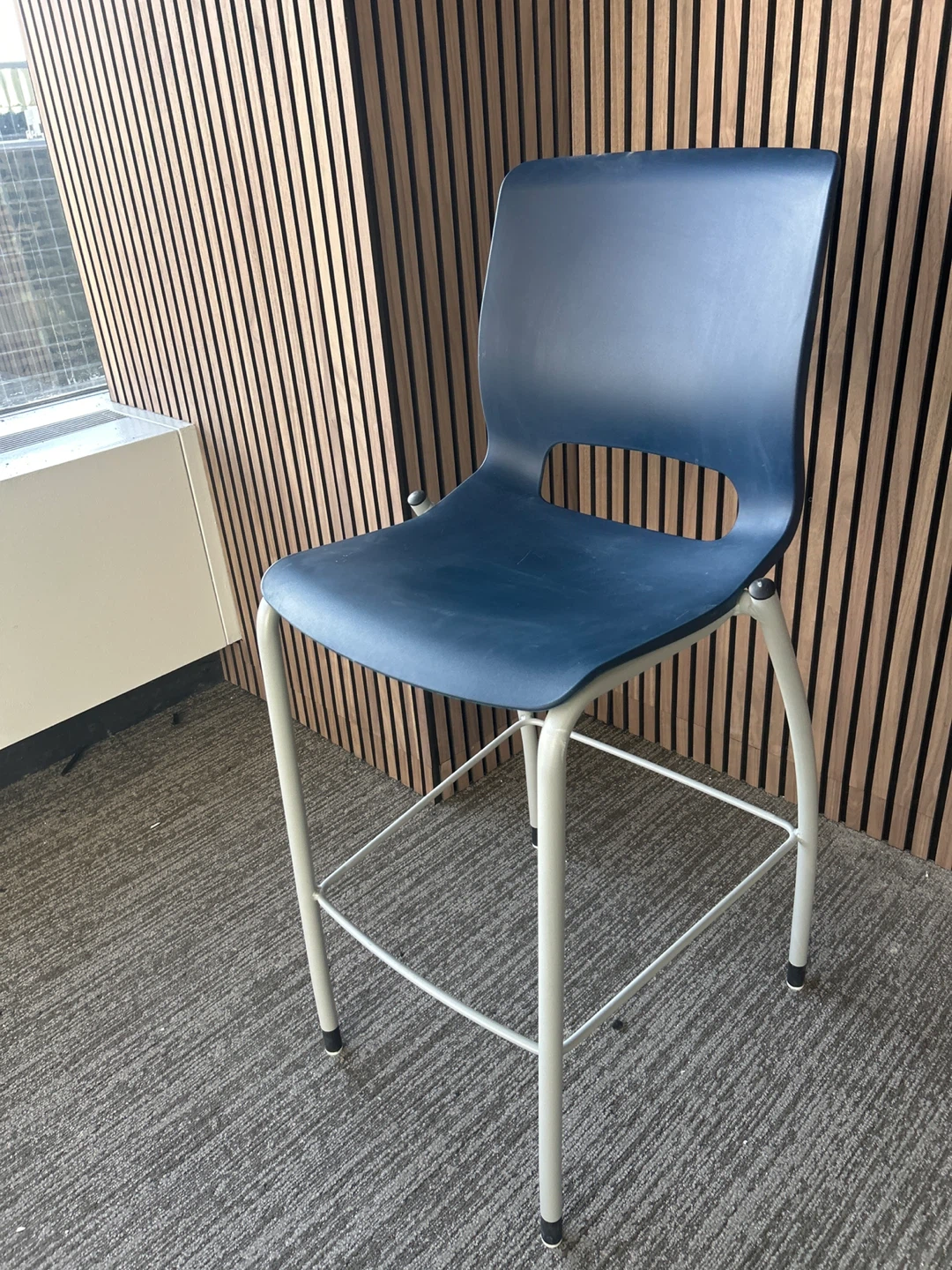 Dark Blue Bar Stool - photo 2