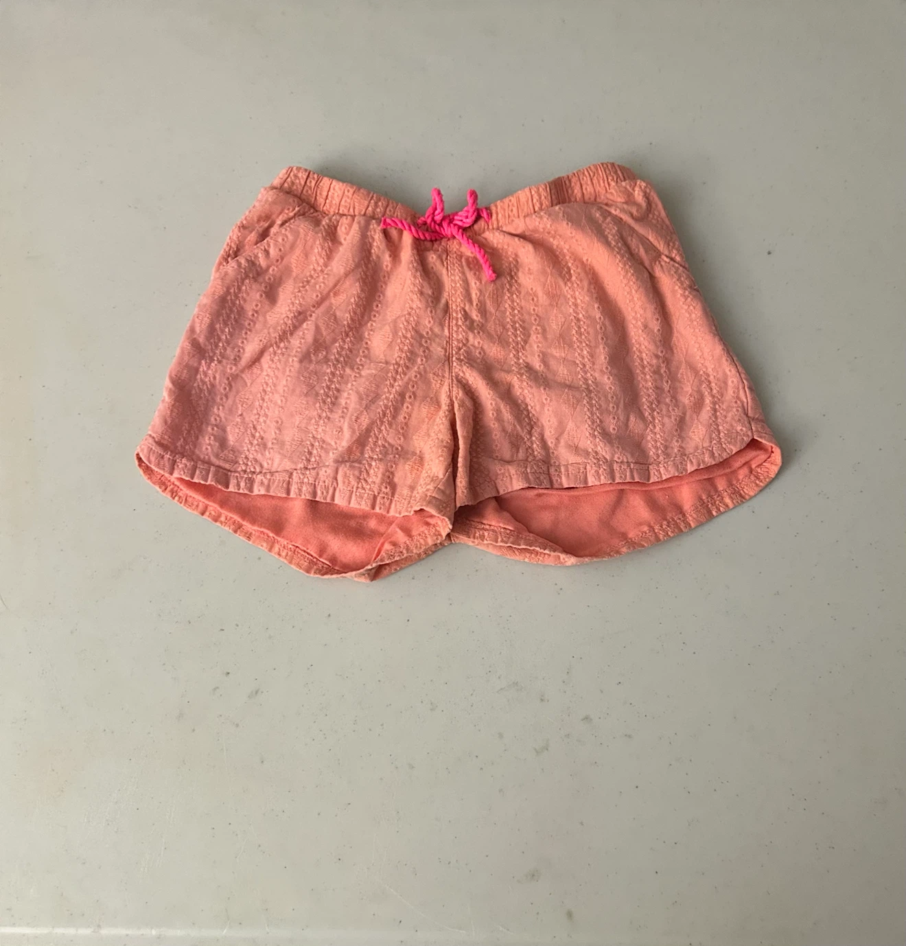 Peach Cherokee Girls Shorts Large