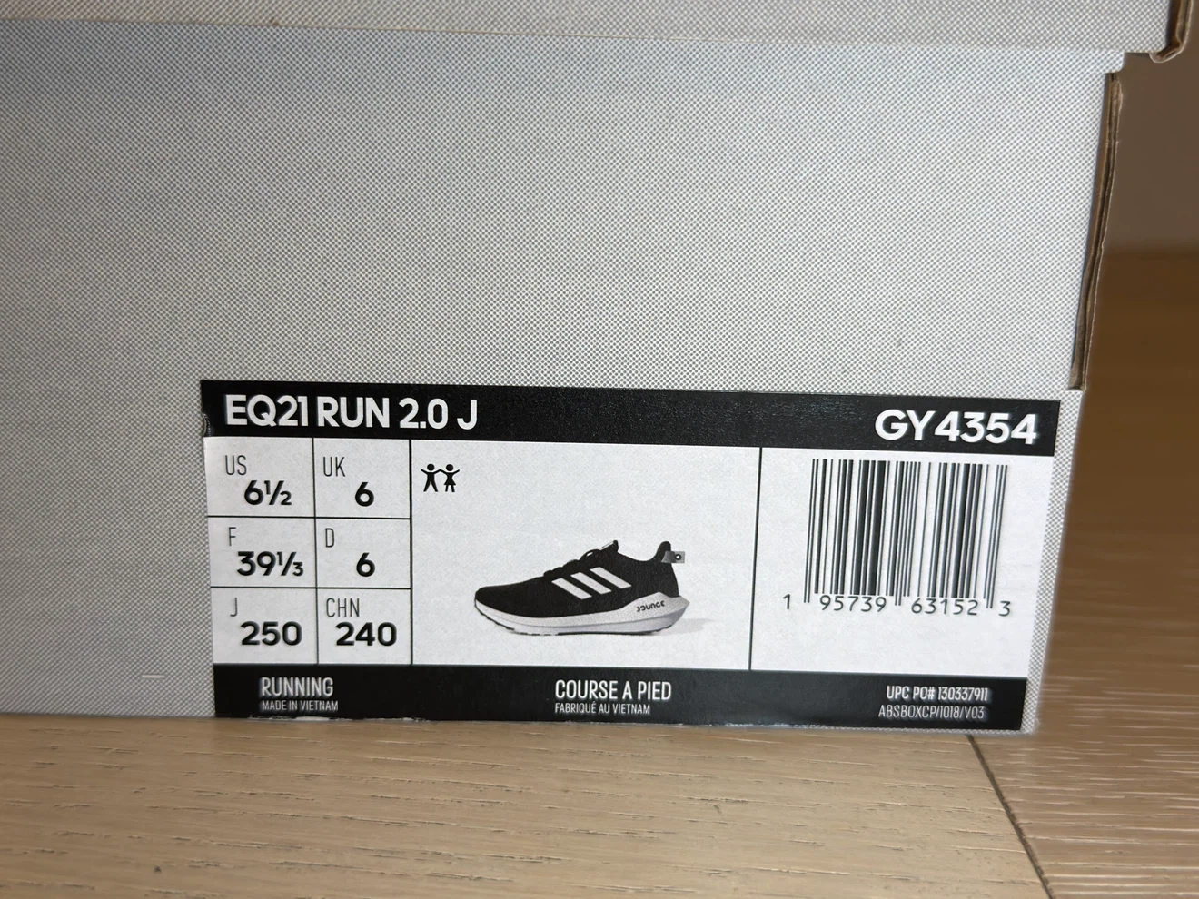Adidas EQ21 Run 2.0 J Running Shoes - photo 4