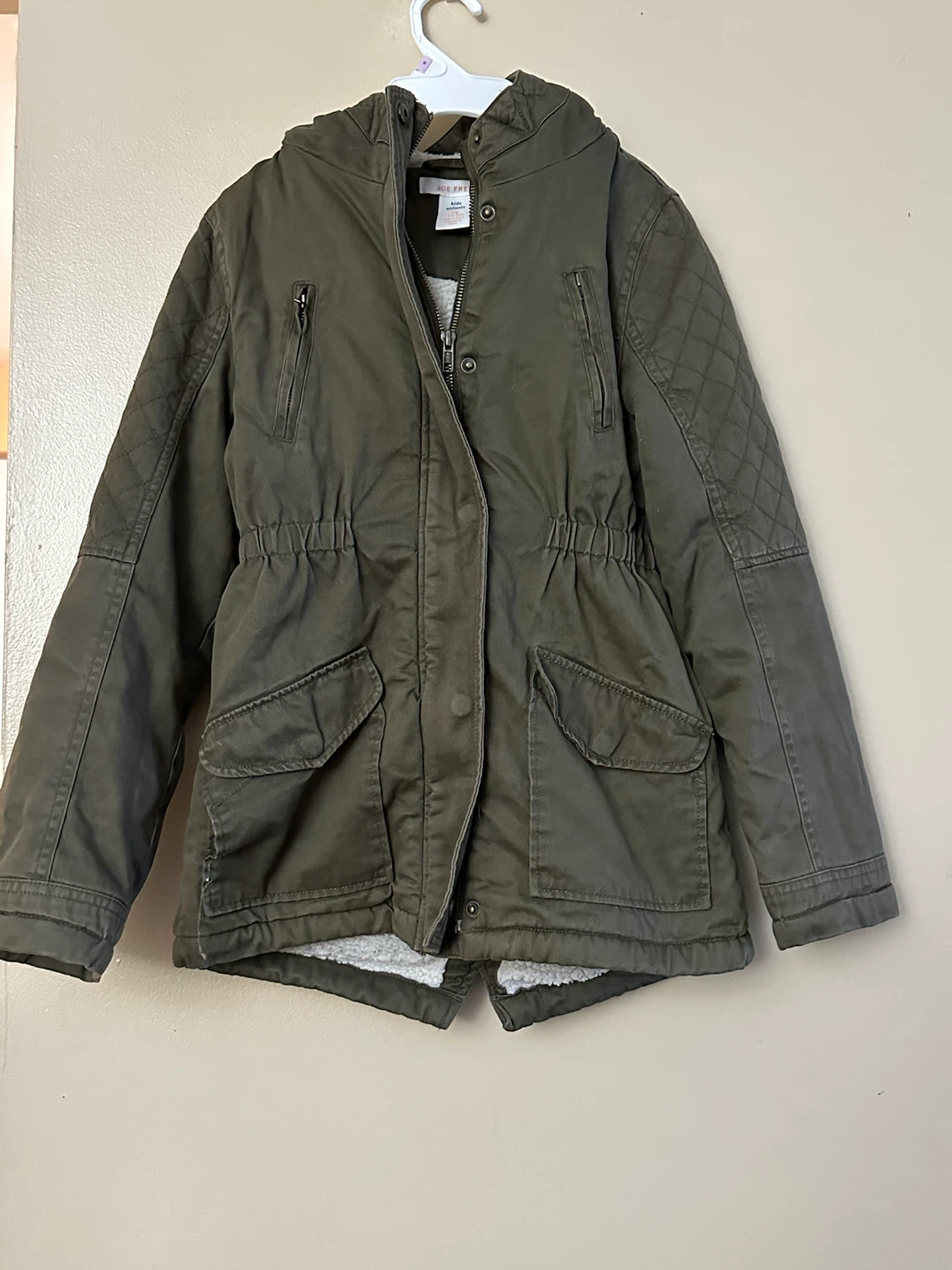 Joe Fresh Green Kids Jacket Large