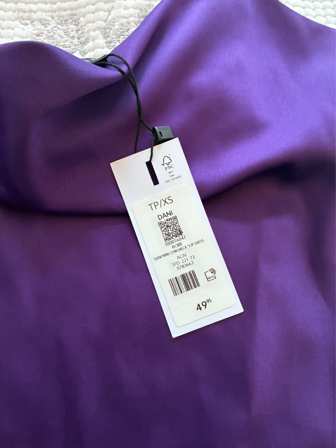 Dynamite Mini Cowlneck Slip Dress - photo 2
