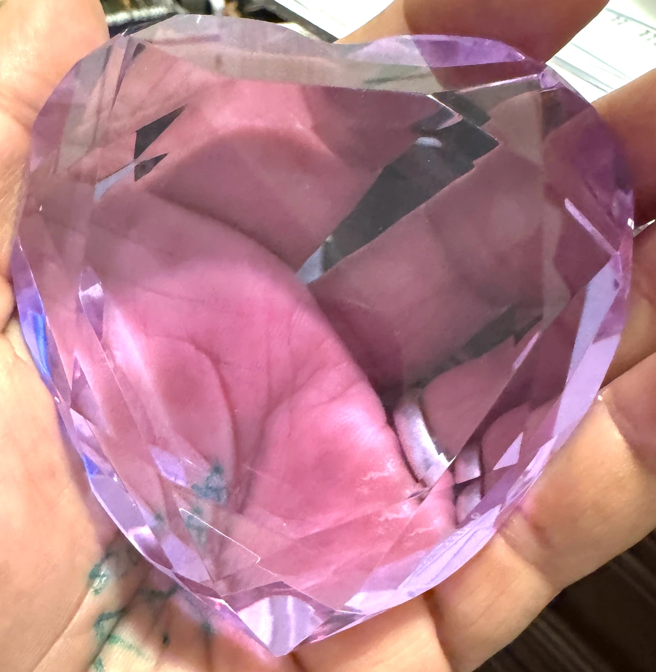 Rosenthal Crystal Heart Paperweight - photo 4