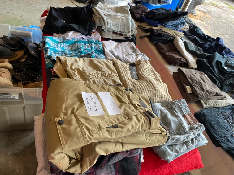 Tan Ski Pants like new worn once