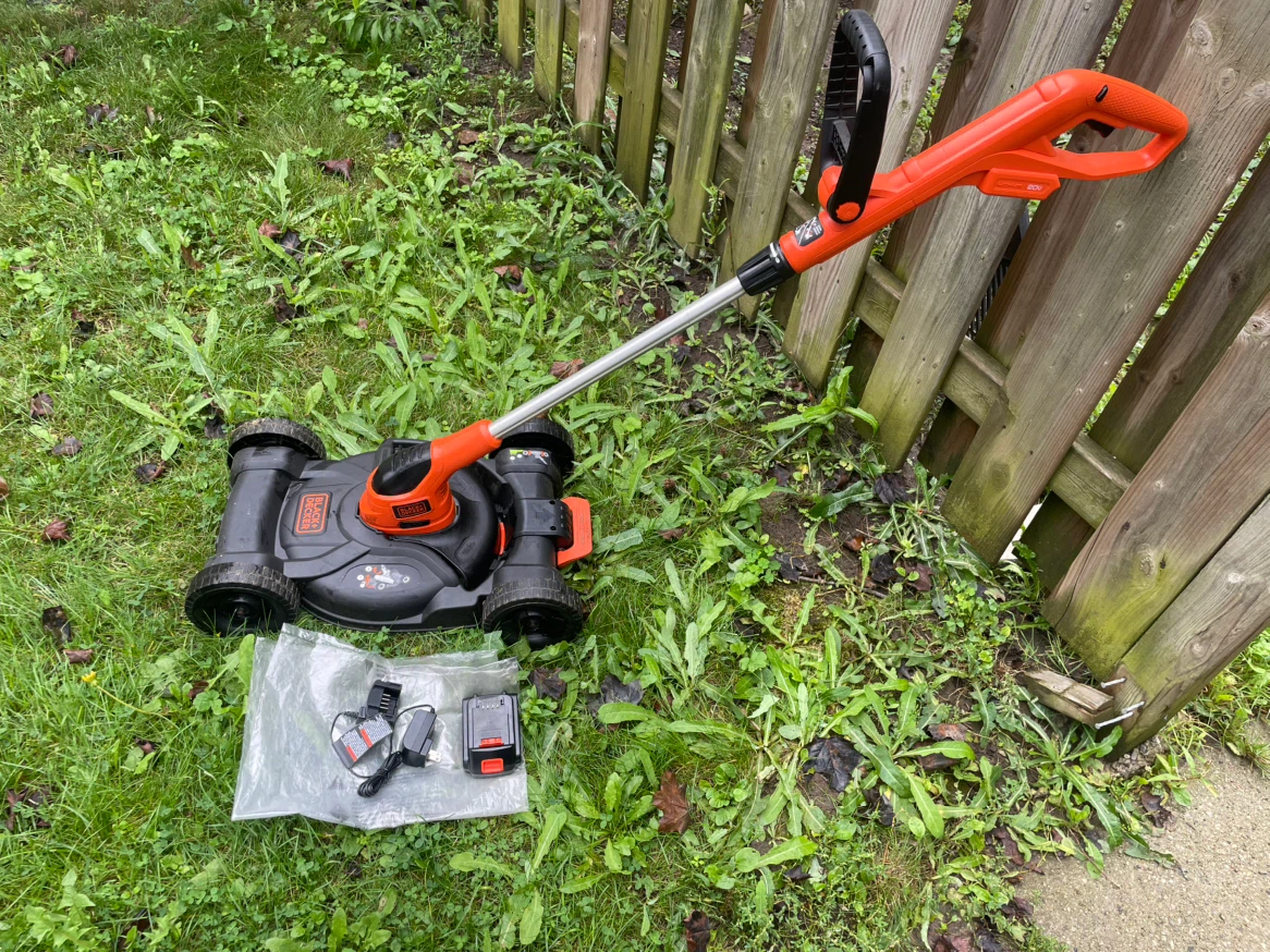 Lawn Edger Lawn Mower with 2Ah one Battery, Charger - photo 4