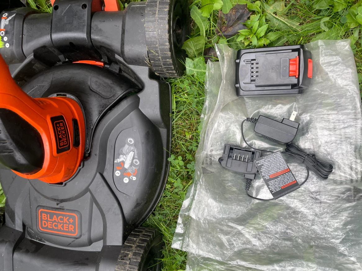 Lawn Edger Lawn Mower with 2Ah one Battery, Charger - photo 5