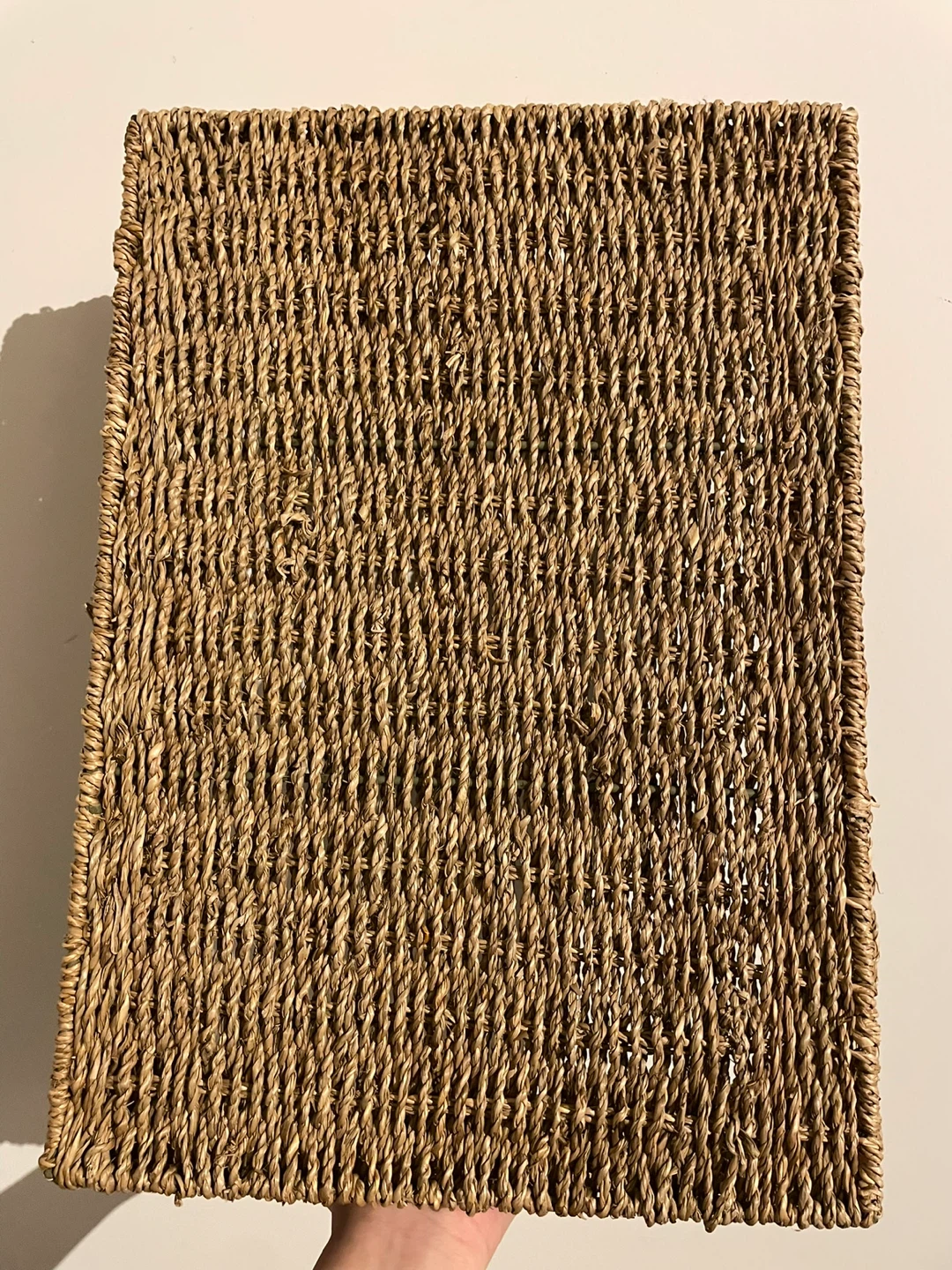 Woven Wicker Storage Basket with Lid - photo 3