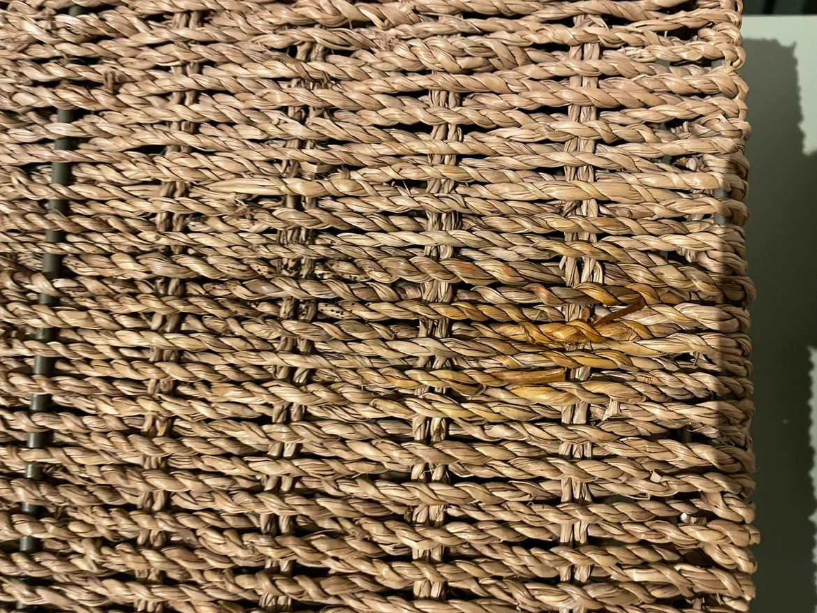 Woven Wicker Storage Basket with Lid - photo 5