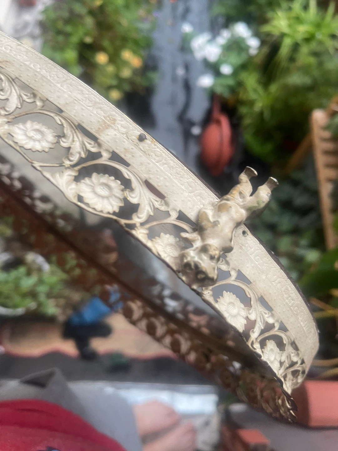 Vintage Ornate Oval Vanity Tray - photo 4