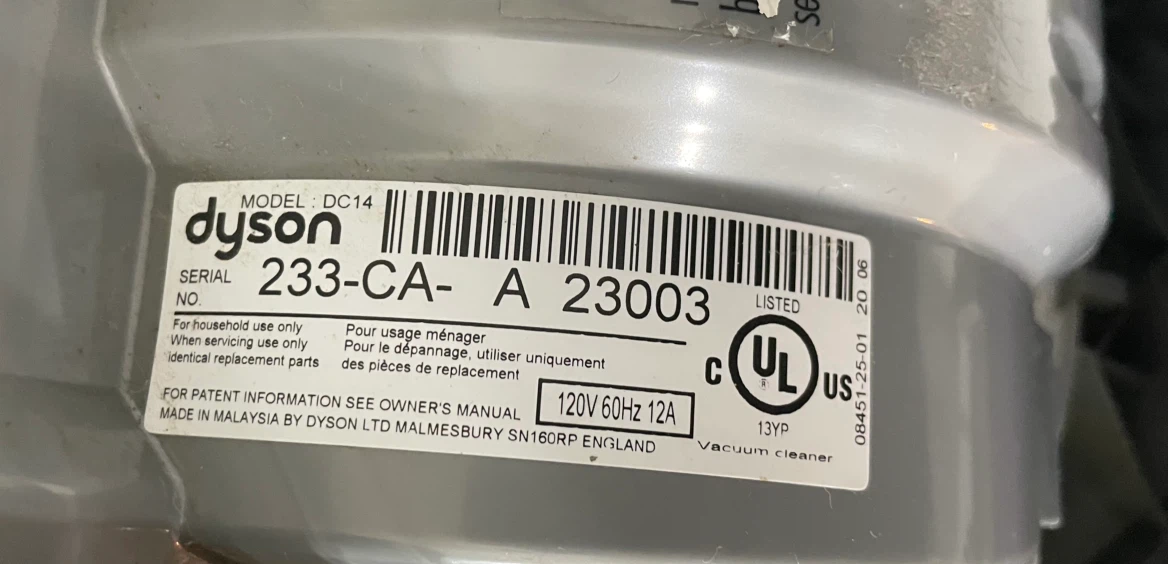 Dyson vacuum, model DC-14 - photo 4