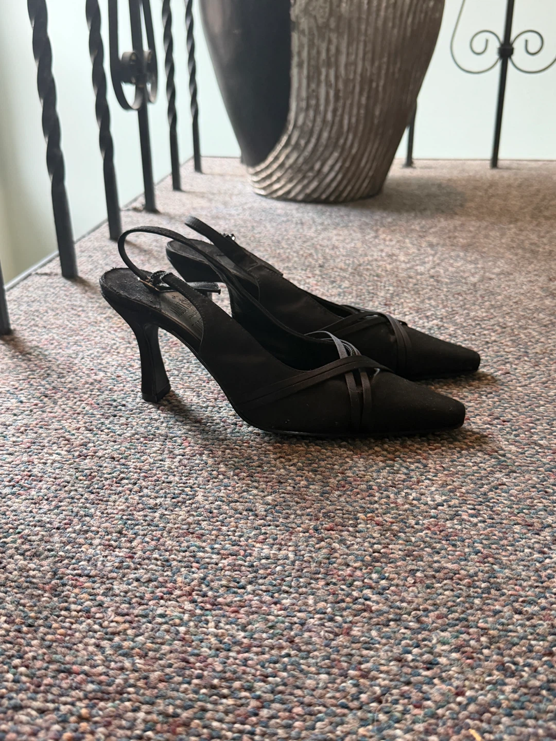 Sling Back pointed toe heels - photo 3