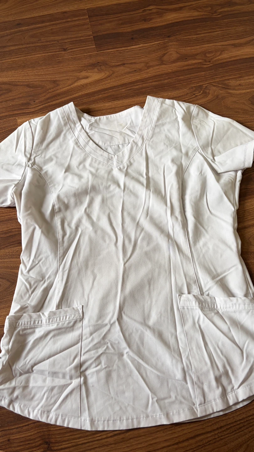FLEX Scrub Top - White - Medium - photo 3