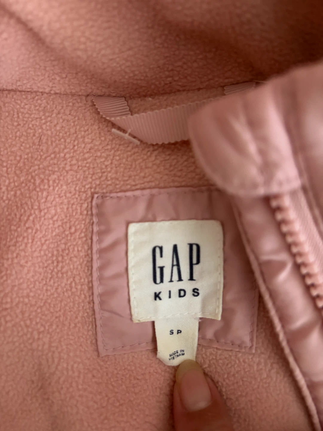 Gap Kids Puffer Jacket - Pink - Size S (6-7 Years) - photo 2