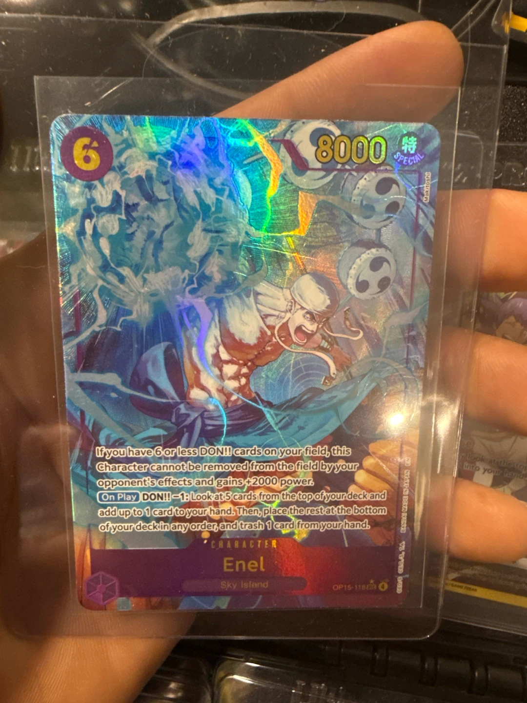 One Piece Card Game Enel Card