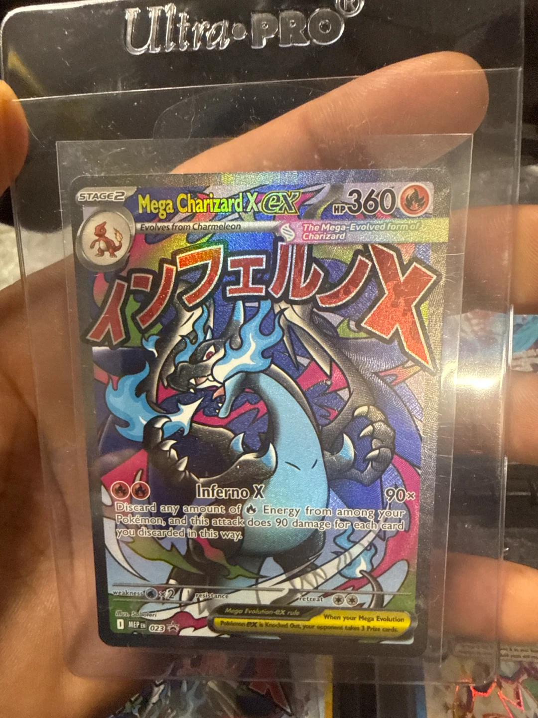 Pokemon Mega Charizard X EX Trading Card