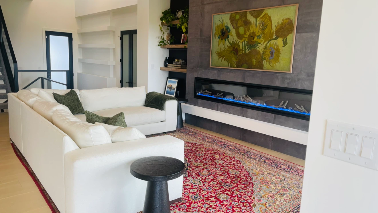 White Sectional Sofa - photo 4