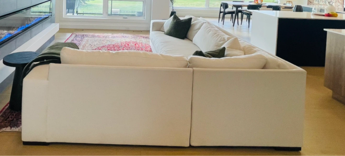 White Sectional Sofa