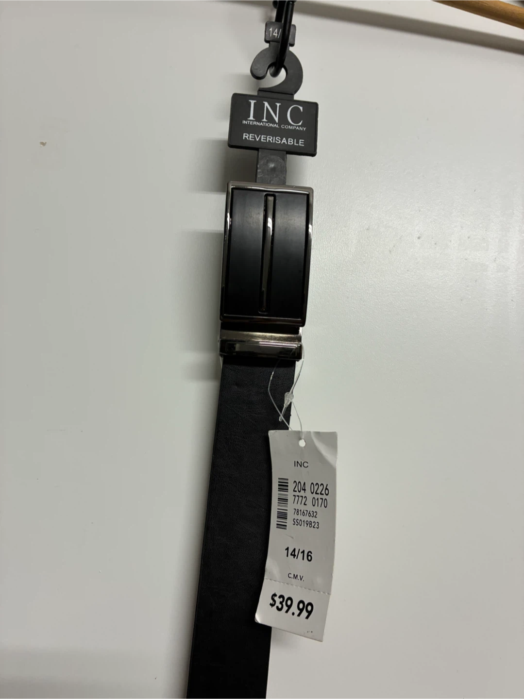 INC International Company Reversible Belt - photo 4
