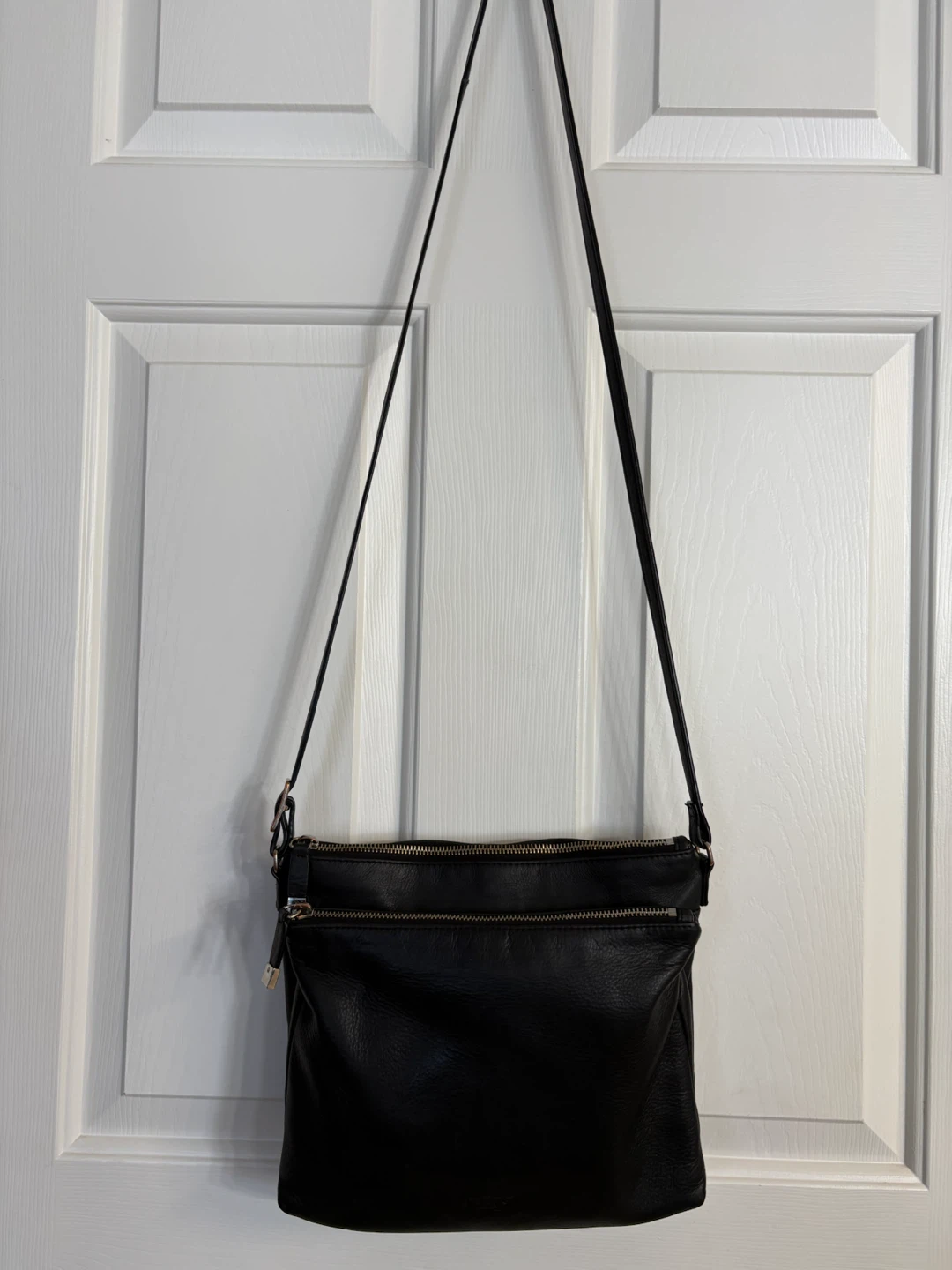Margot New York Black Leather Crossbody Bag - photo 2