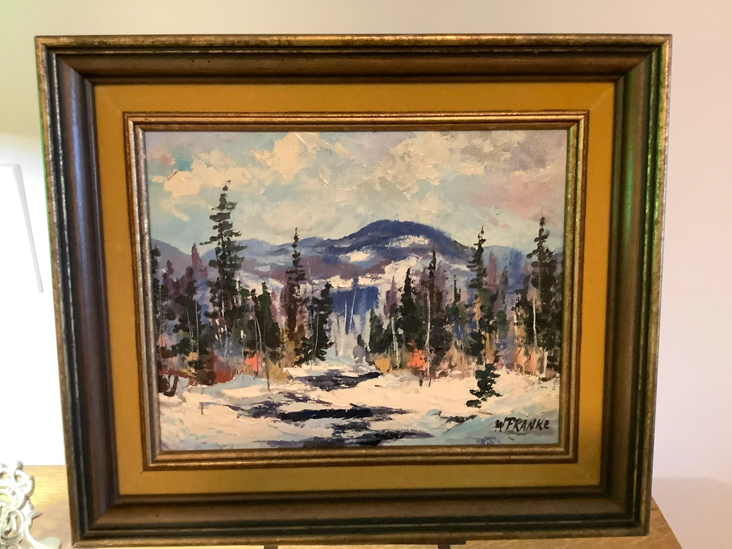 #4 Vt Landscape Oil Ptg by Cdn W (Walter) Pranke 🐞
