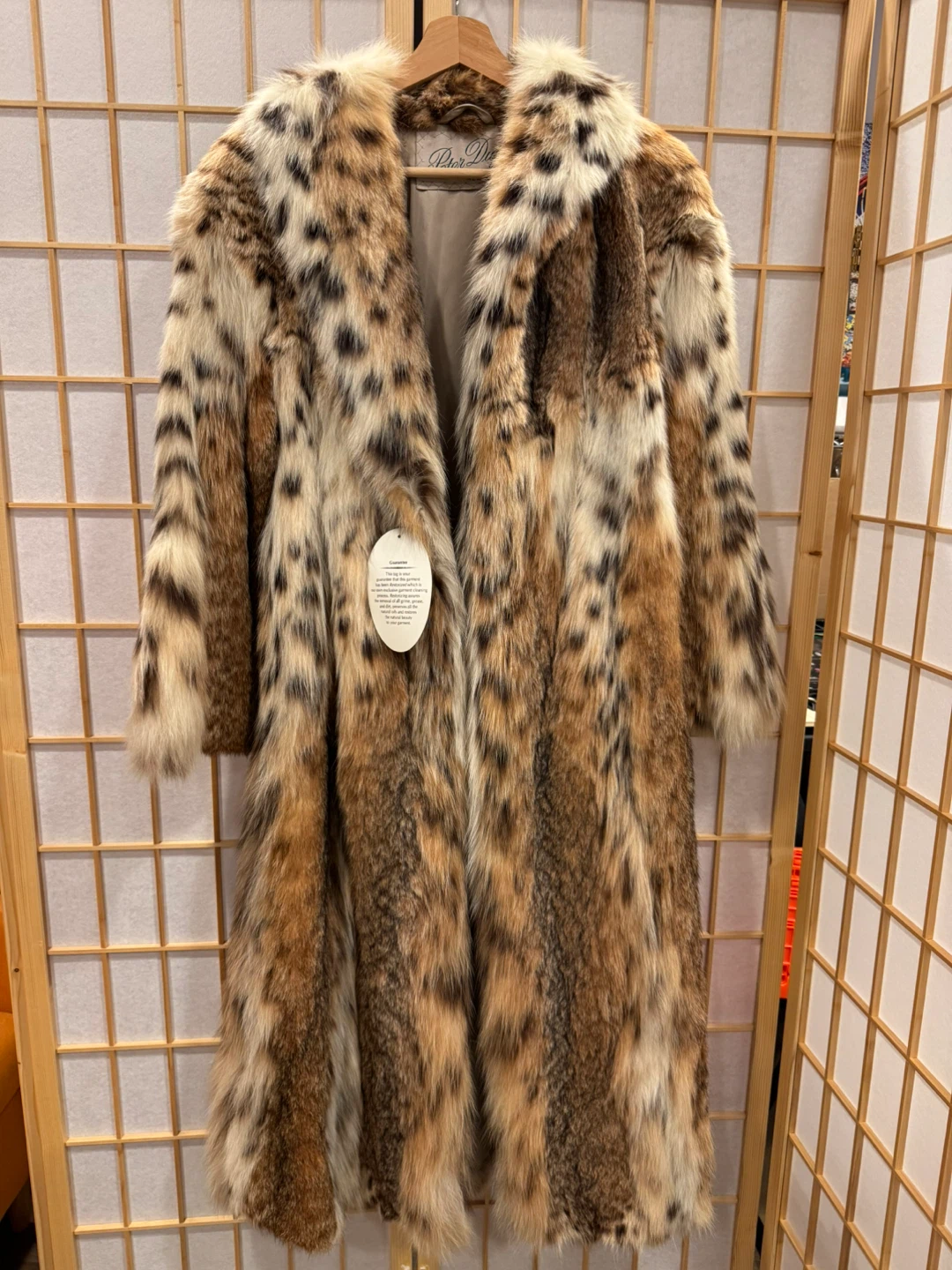Vintage Peter Duffy Full Length REAL Fur Coat