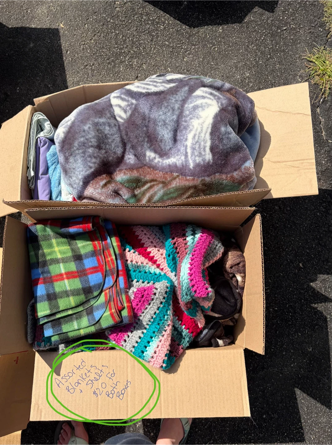 Assorted Blankets and Sheets