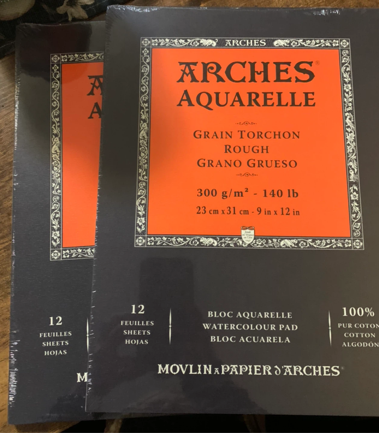 Arches Watercolor Paper Pad, Rough, 9"x12” 100% Cotton