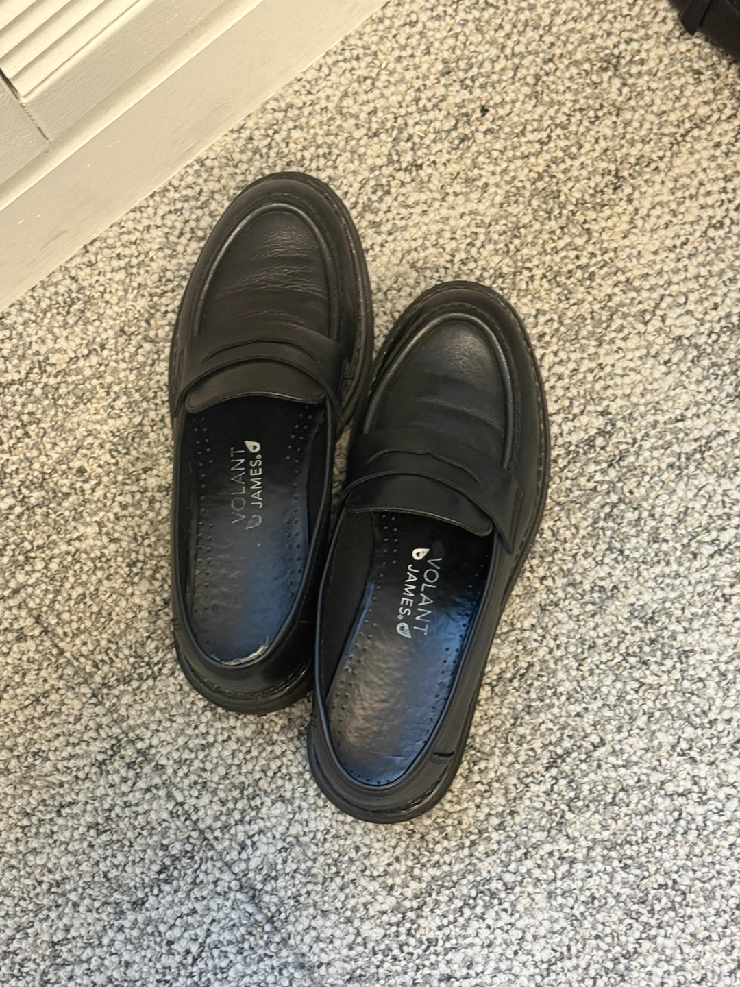 L’intervalle Black Leather Loafers