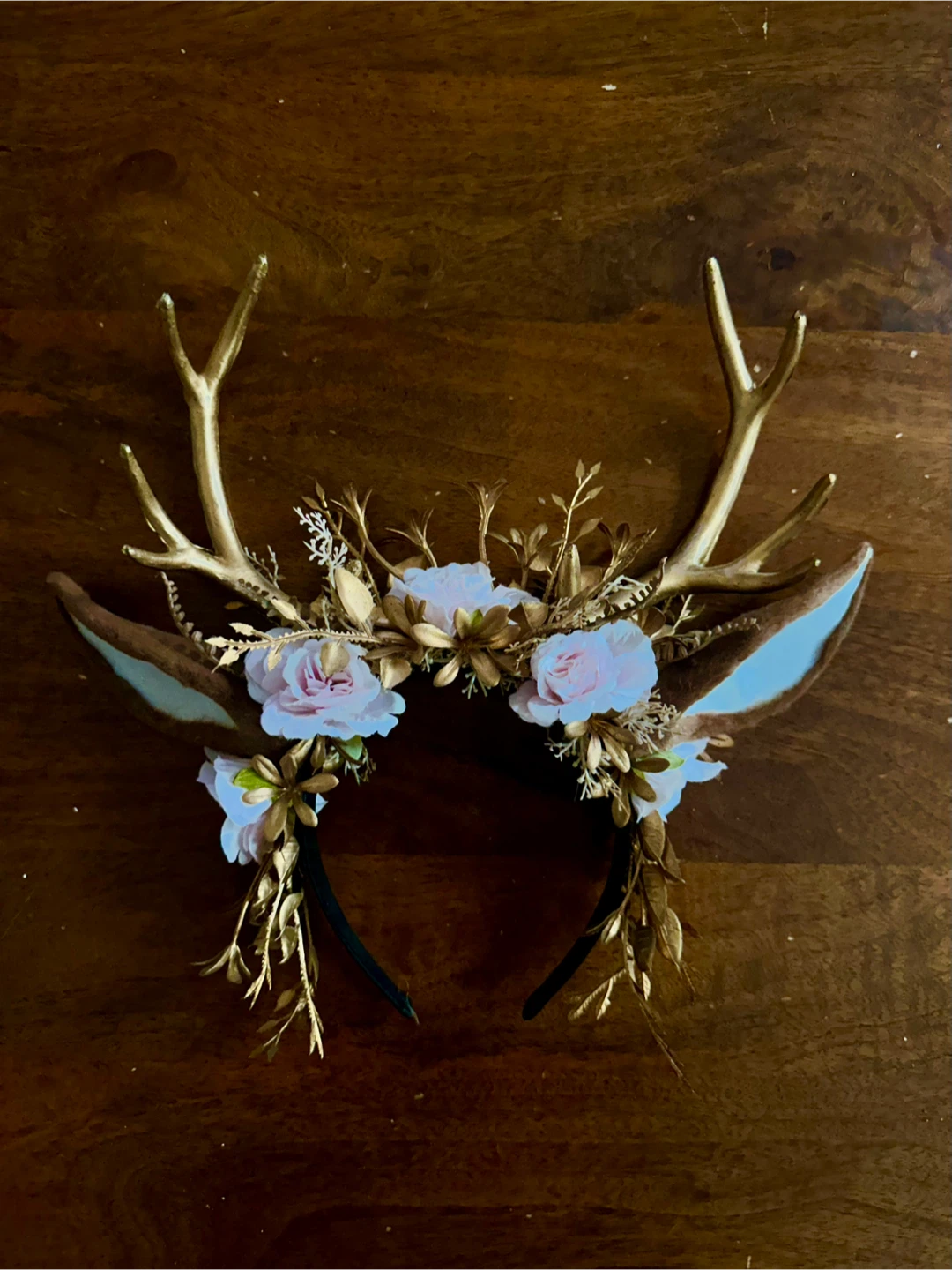 Floral Antler Headband