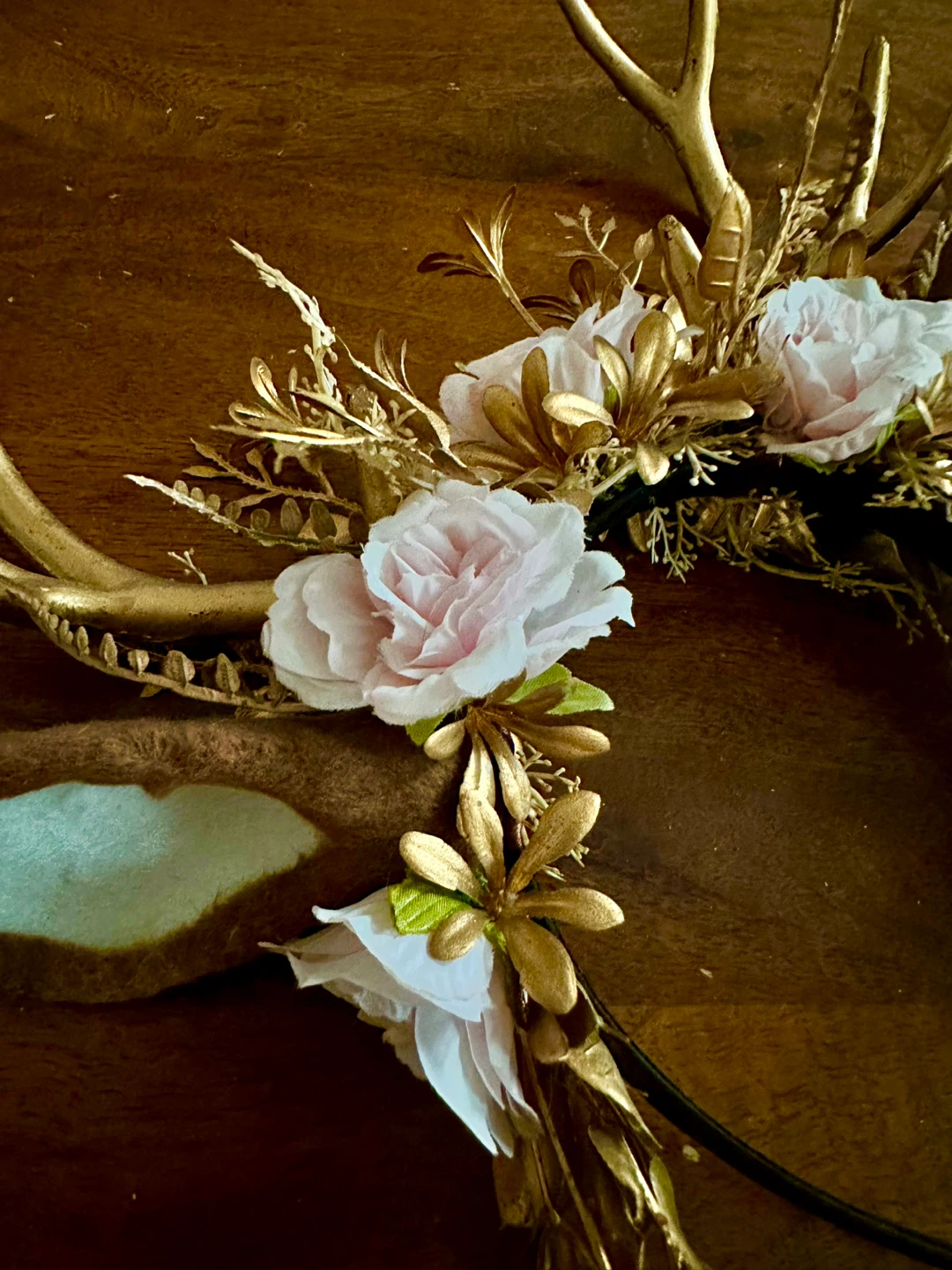 Floral Antler Headband - photo 2