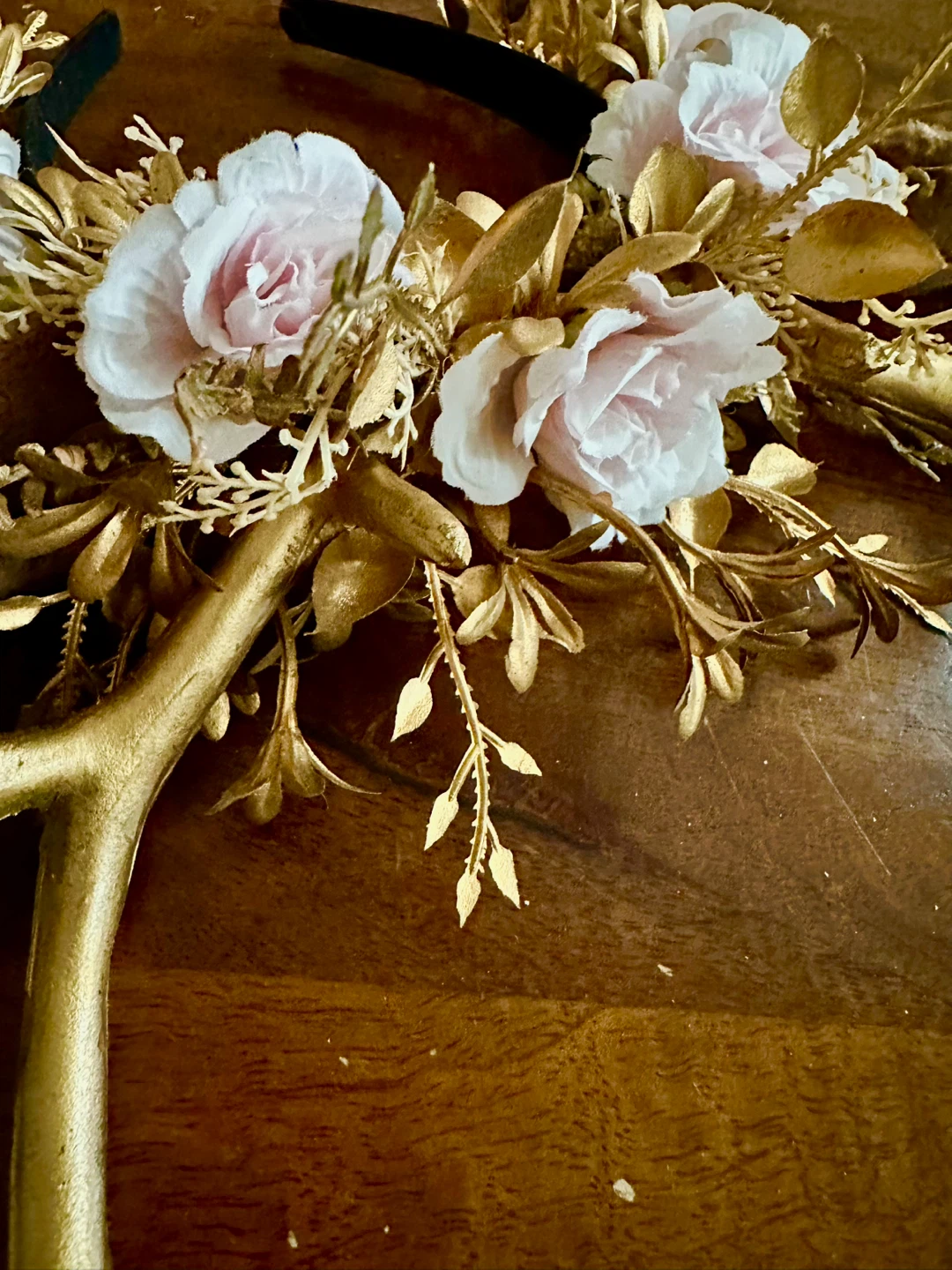 Floral Antler Headband - photo 3