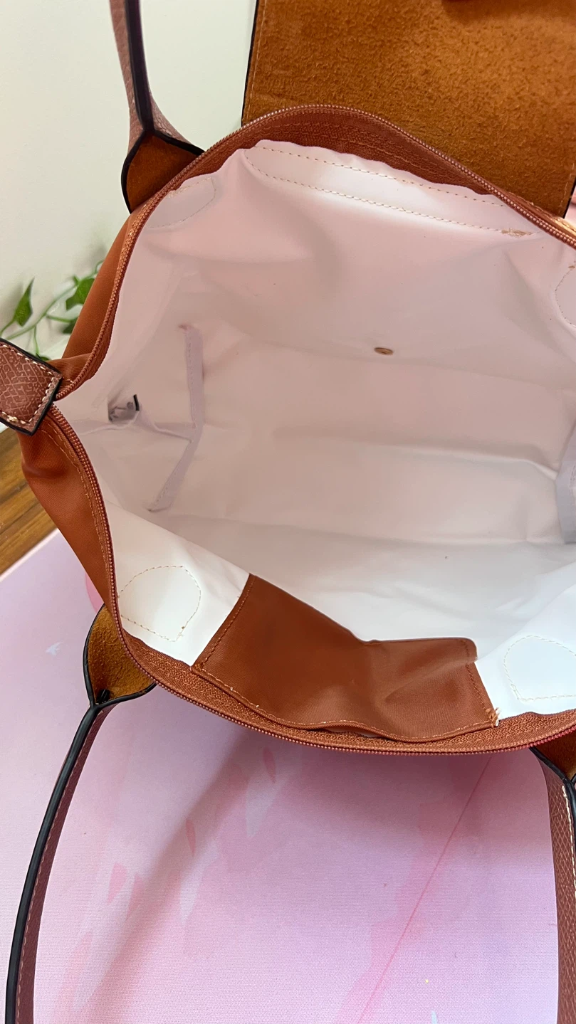 Medium tote bag cognac - photo 4