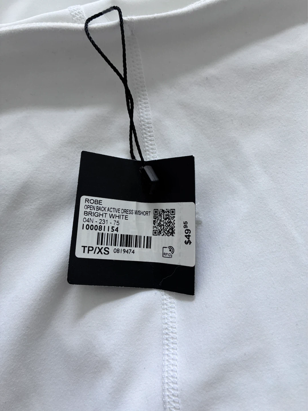 Open Back Active Dress with Shorts - photo 3