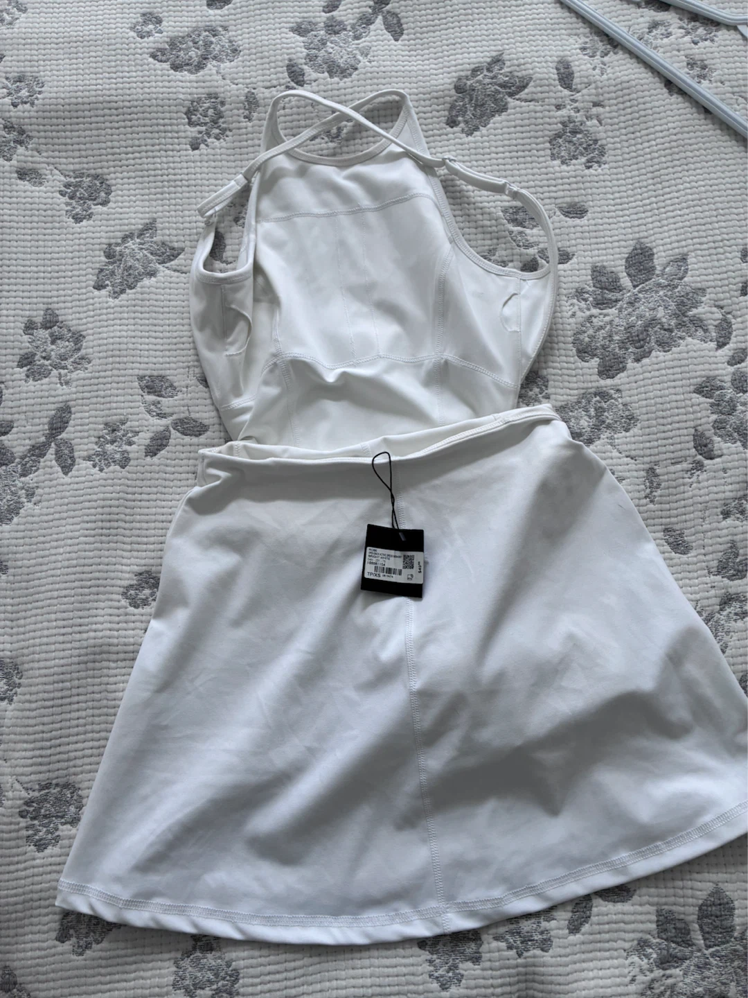 Open Back Active Dress with Shorts - photo 2