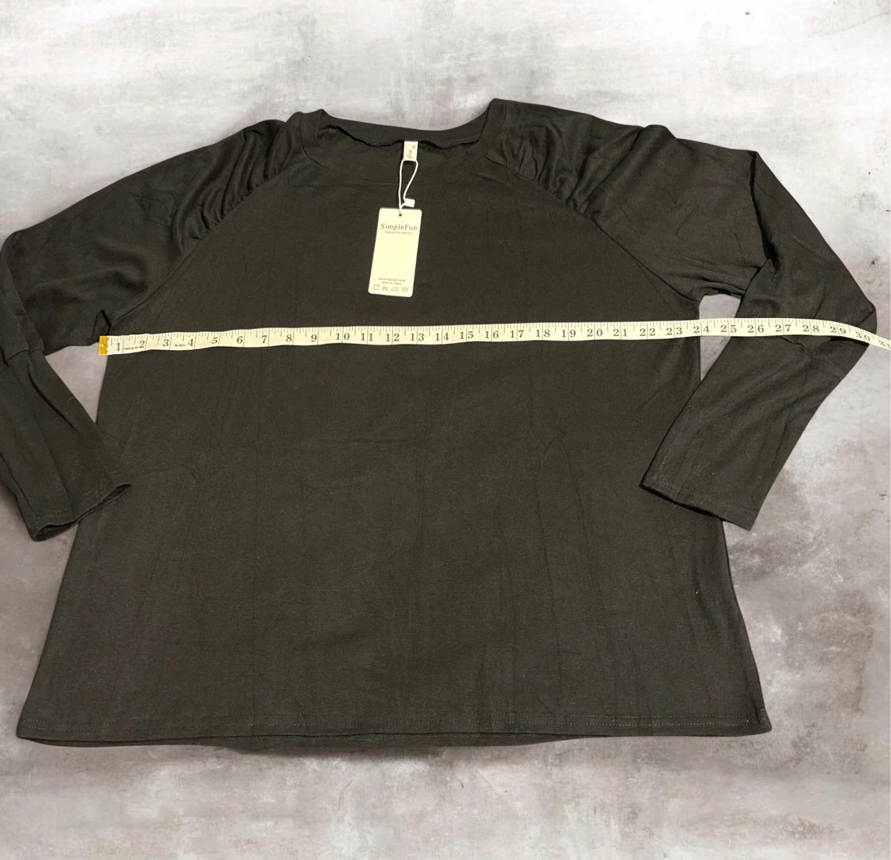 SimpleFun Black Long Sleeve Top - photo 5