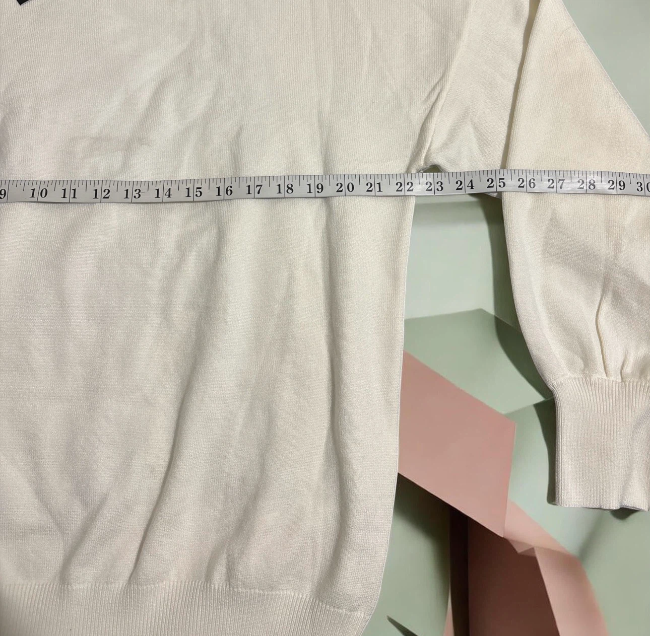Poseshe Cream Mock Neck Sweater - photo 3