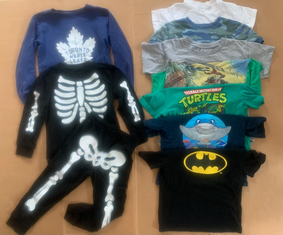 Assorted Boys T-Shirt & Pyjama Set (10 pieces) size 6