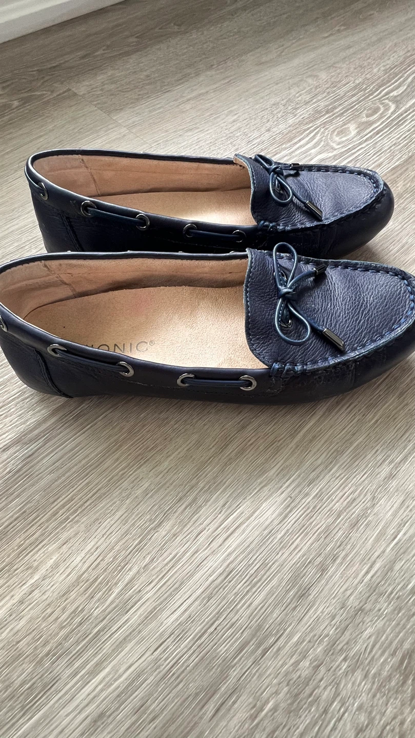 Vionic Navy Leather Loafers - photo 3