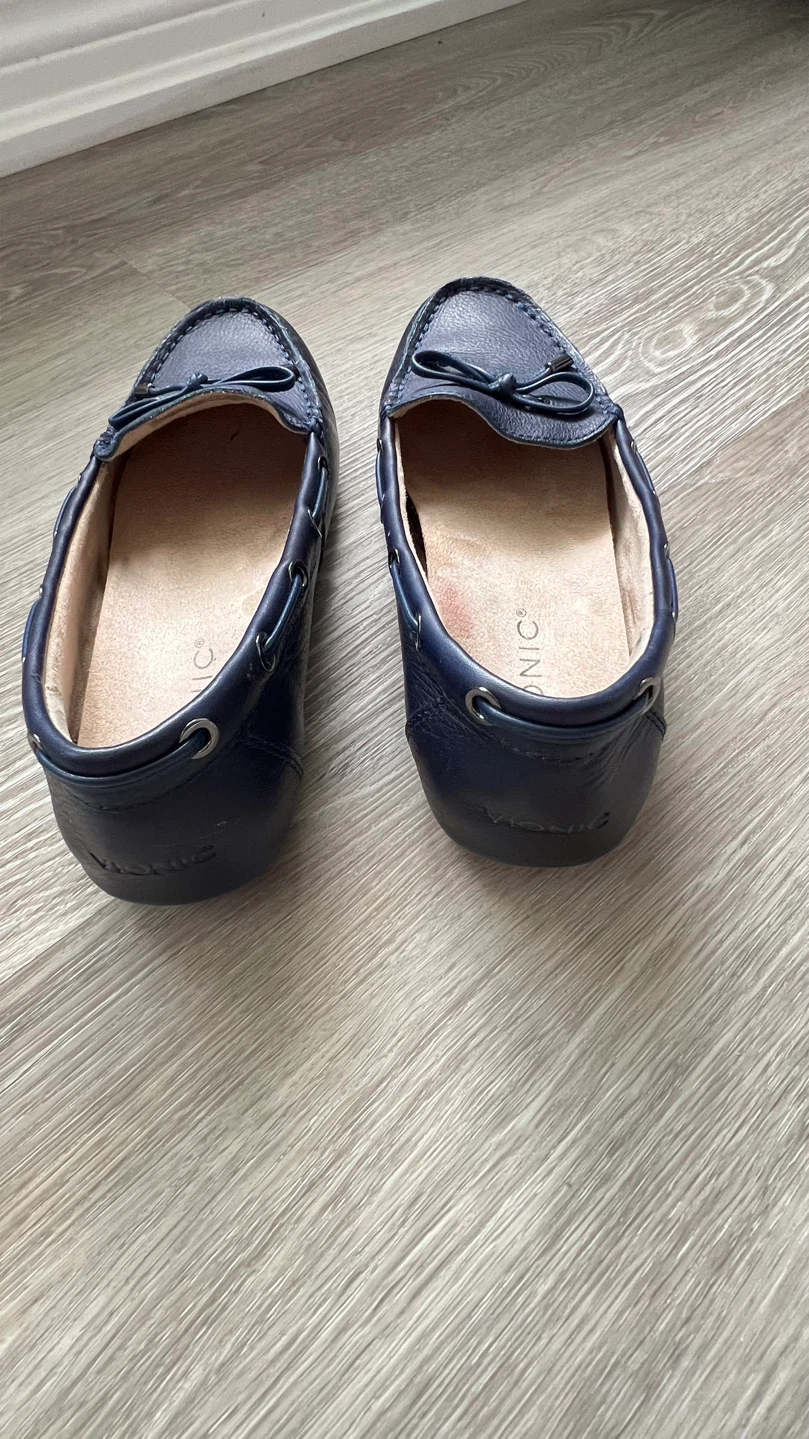 Vionic Navy Leather Loafers - photo 4