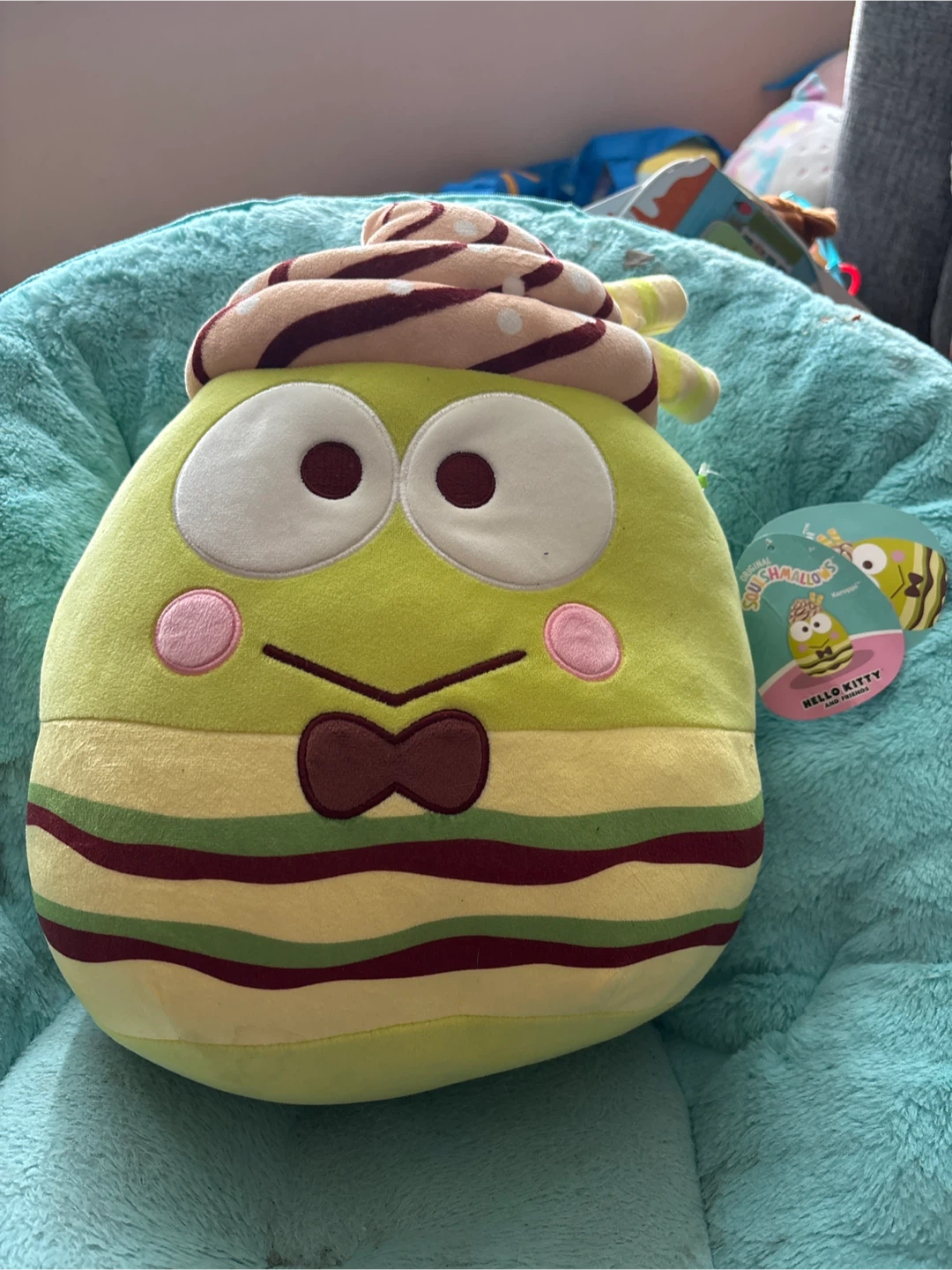 Squishmallows Keroppi Hello Kitty and Friends Plush