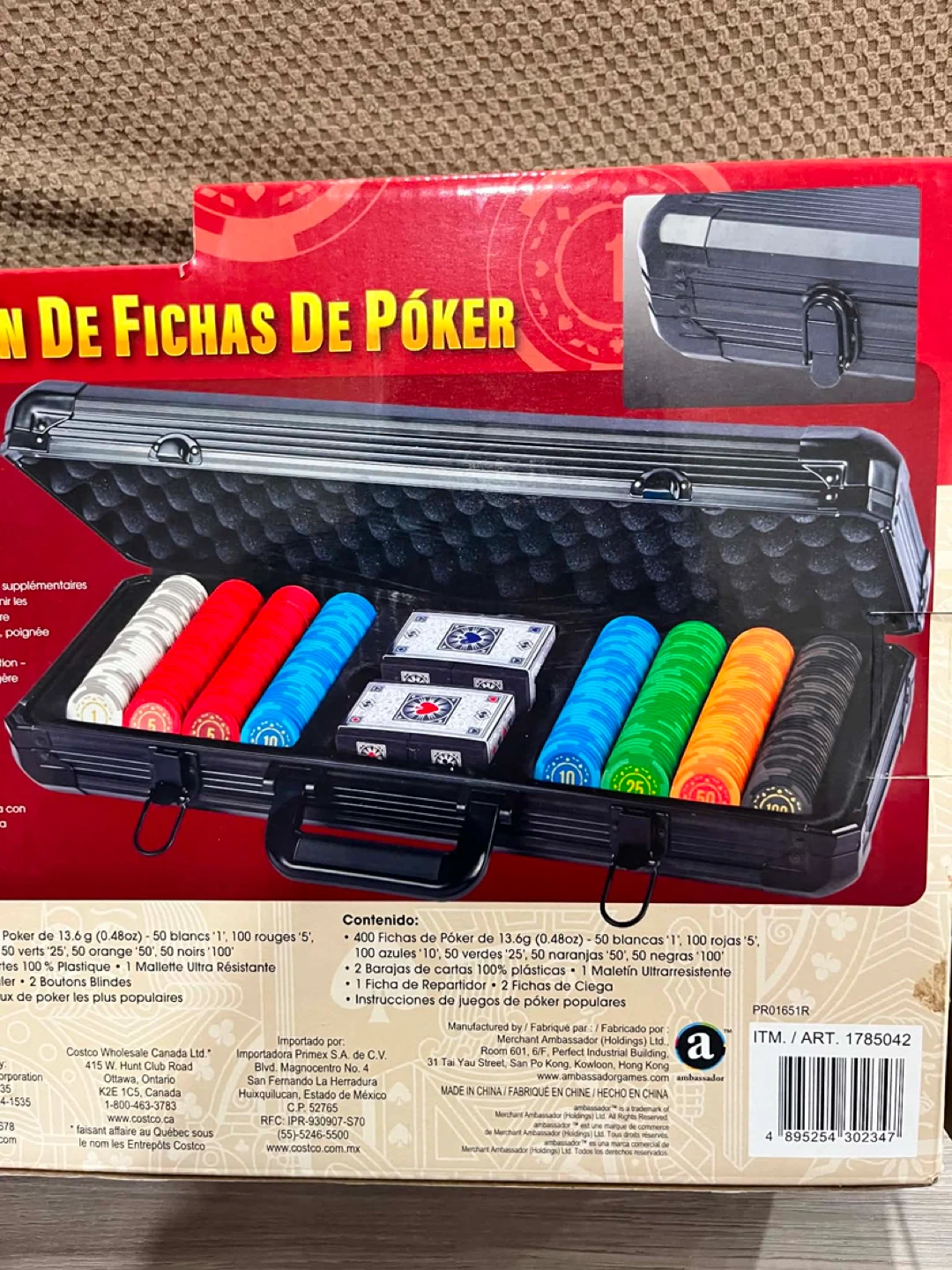 Poker Chip Set in Carrying Case - photo 3