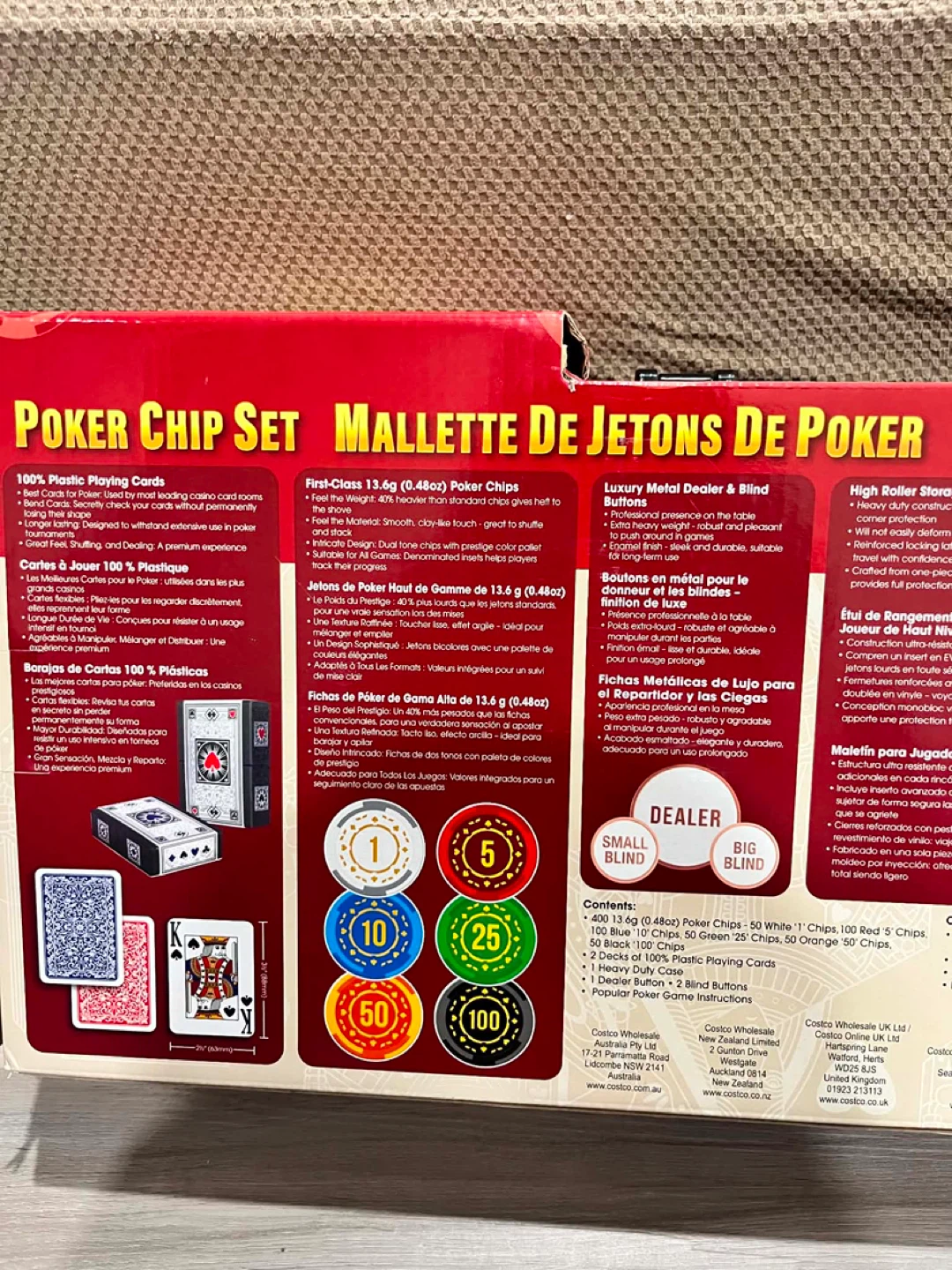 Poker Chip Set in Carrying Case - photo 2
