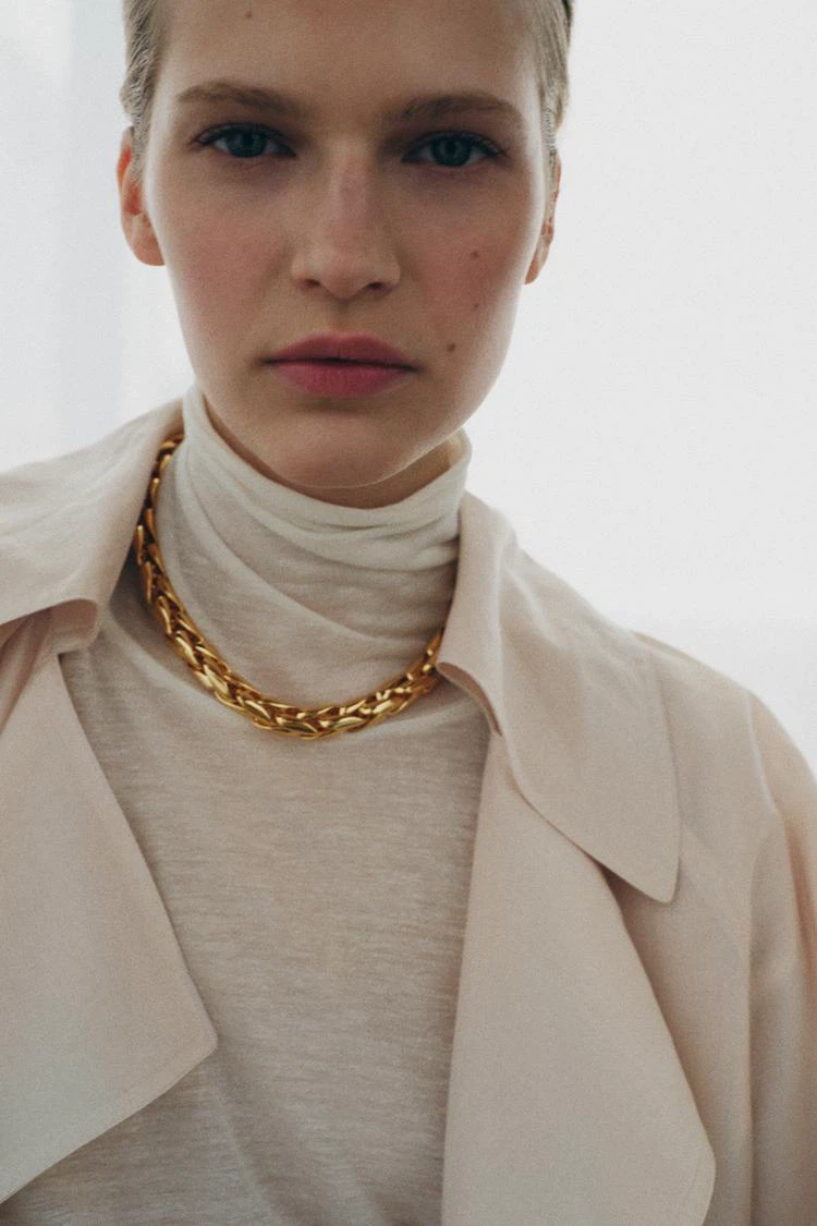 ZARA Gold Chain Necklace New - photo 5