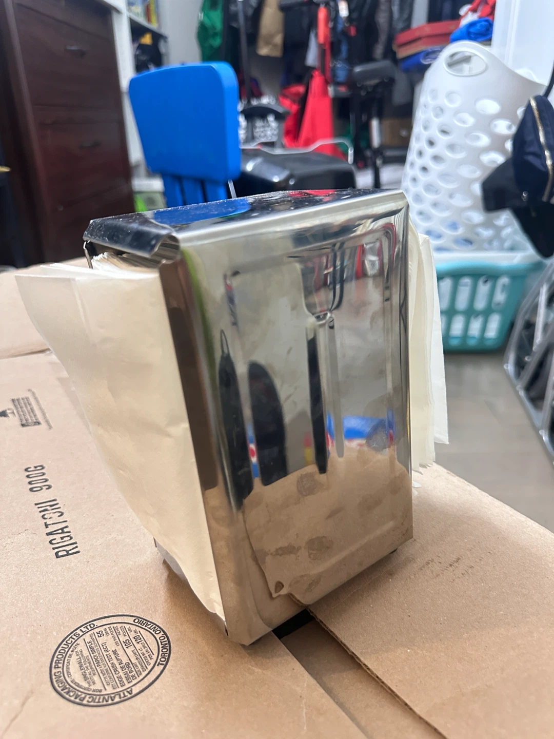 Stainless Steel Napkin Dispenser